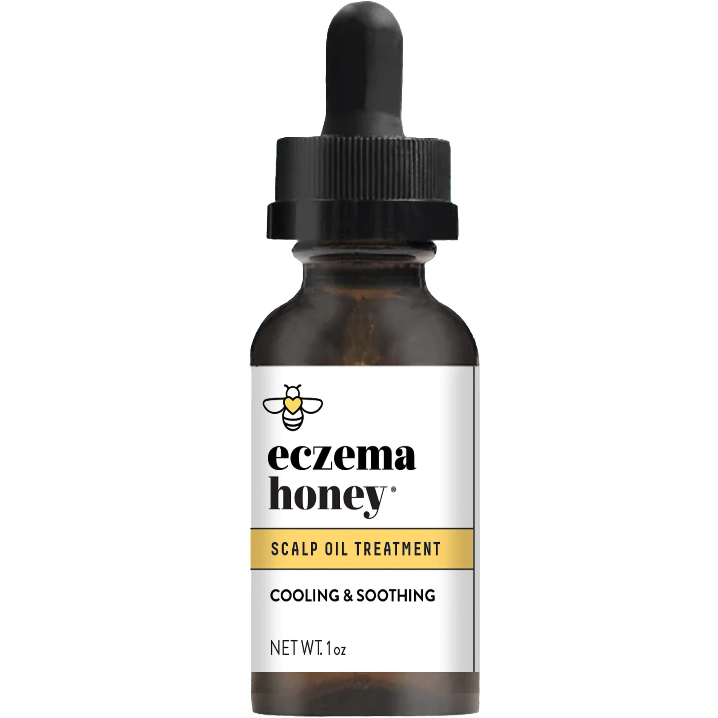 ECZEMA HONEY — huile apaisante pour cuir chevelu en bouteille pratique.