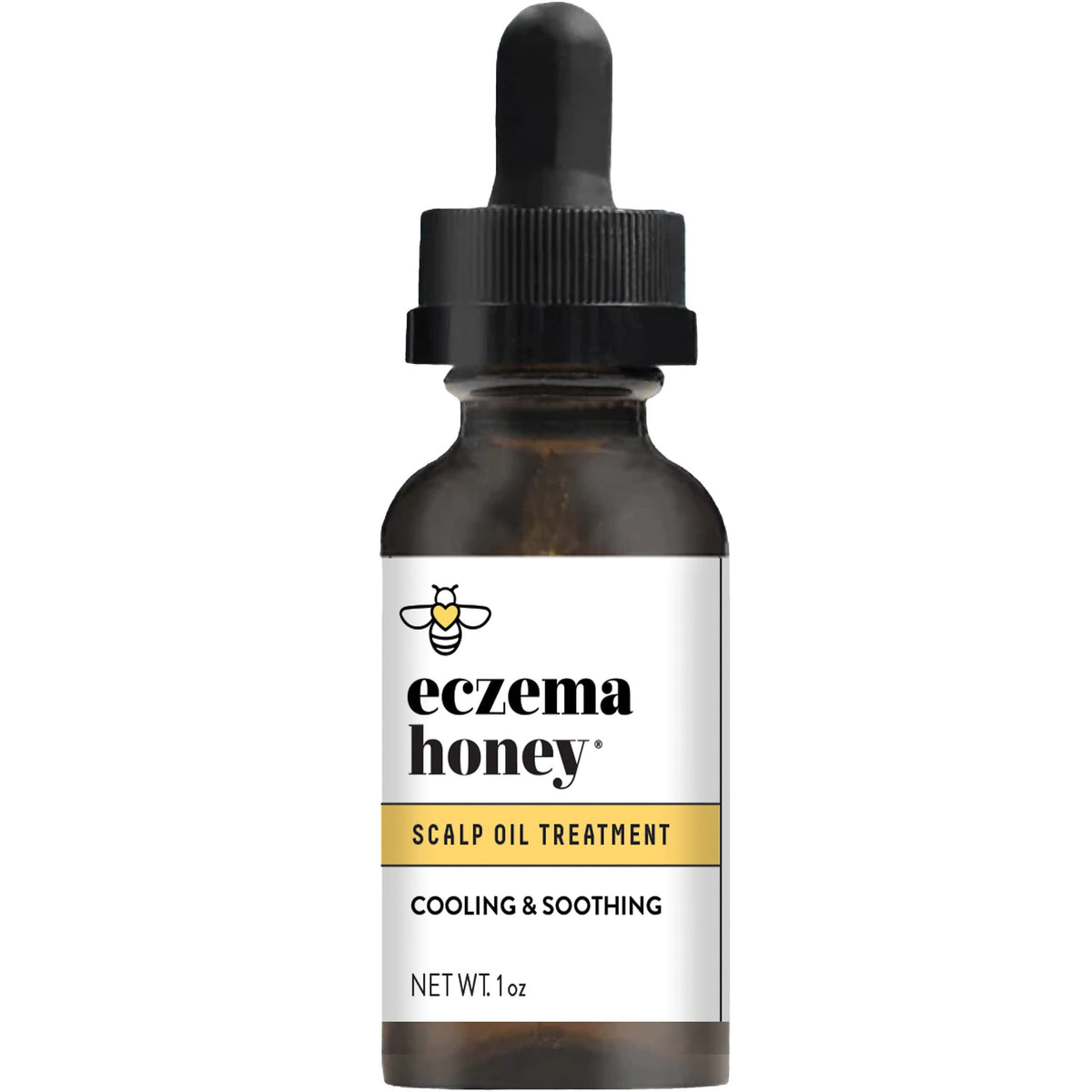 ECZEMA HONEY — huile apaisante pour cuir chevelu en bouteille pratique.