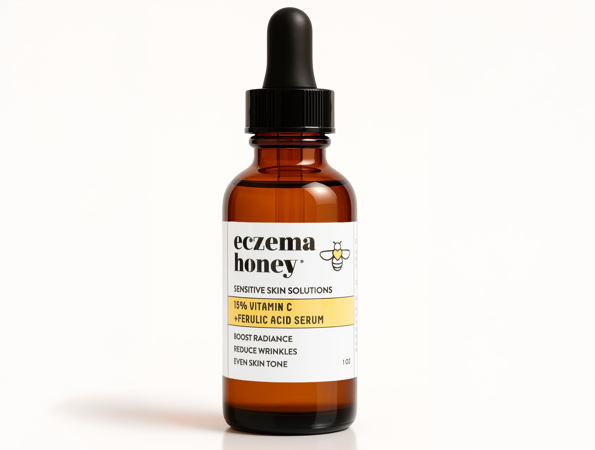 Sérum ECZEMA HONEY avec flacon-pompe pour une application précise et hydratante.