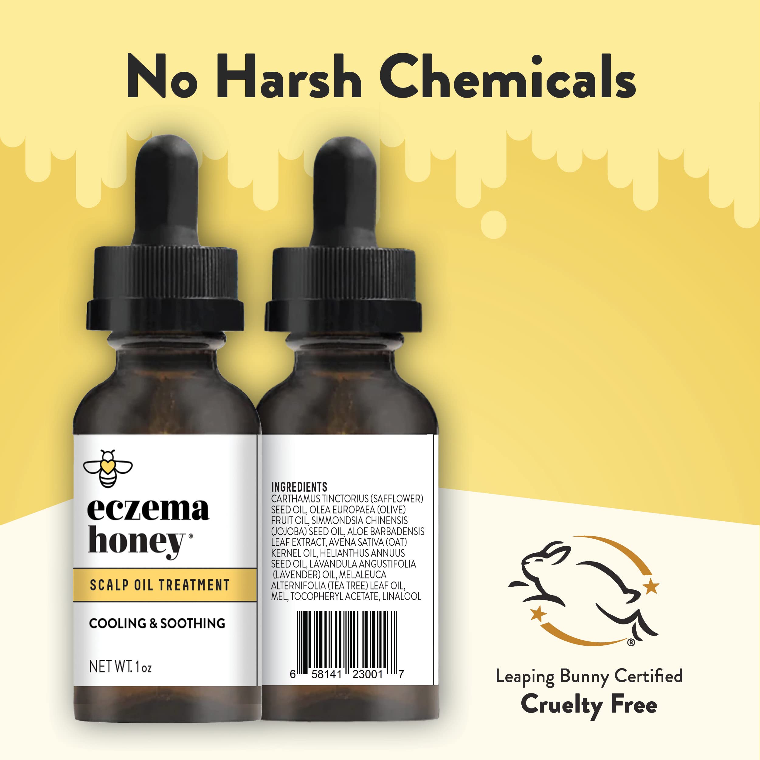ECZEMA HONEY — routine quotidienne sans parfum, adaptée à tous les types de peau.