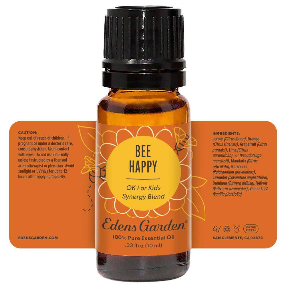 Bee Happy d’Edens Garden, aromathérapeutes licenciés prêts à aider et conseiller.