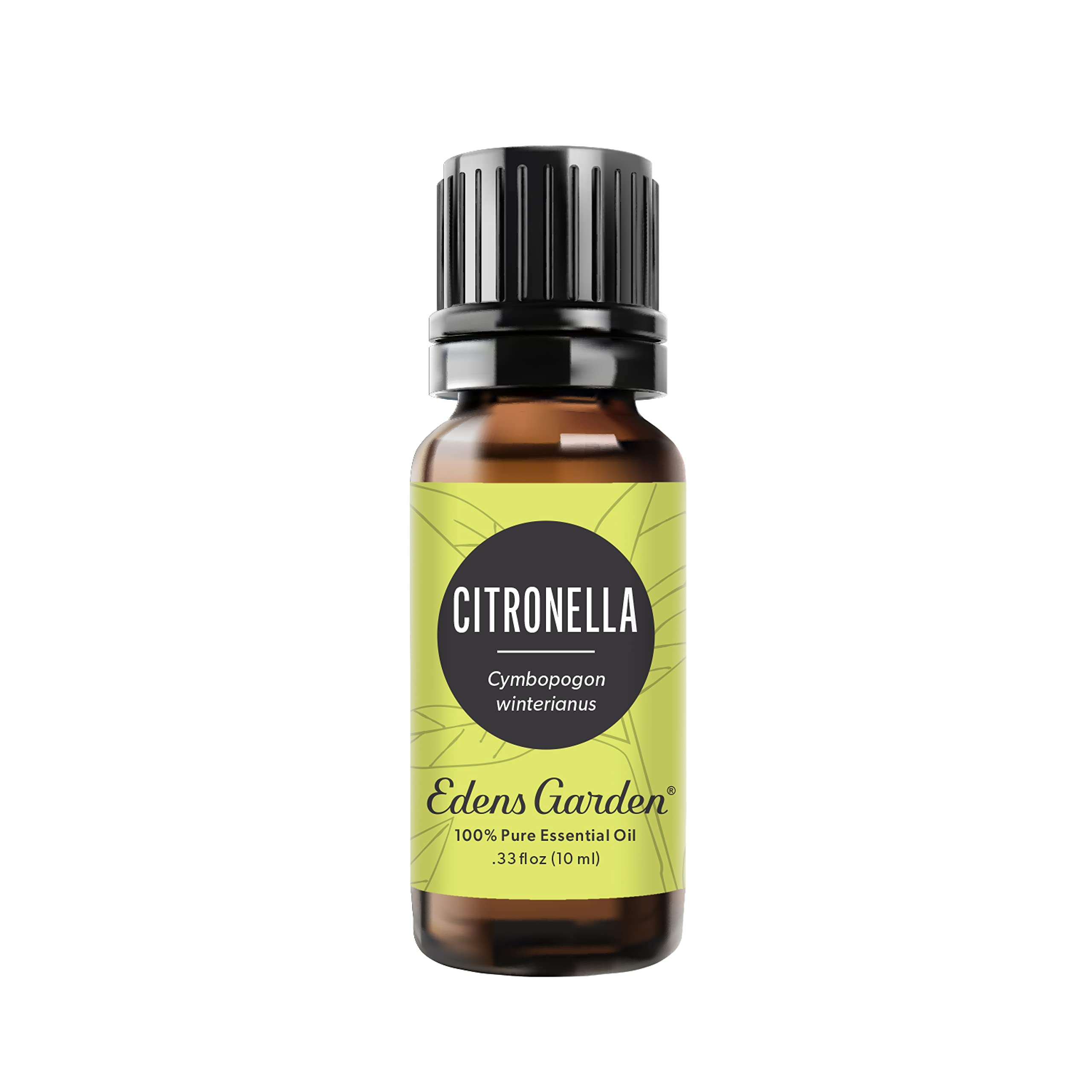Edens Garden huile citronnelle, bouteille de 10ml, parfum frais et pur pour diffuseur.