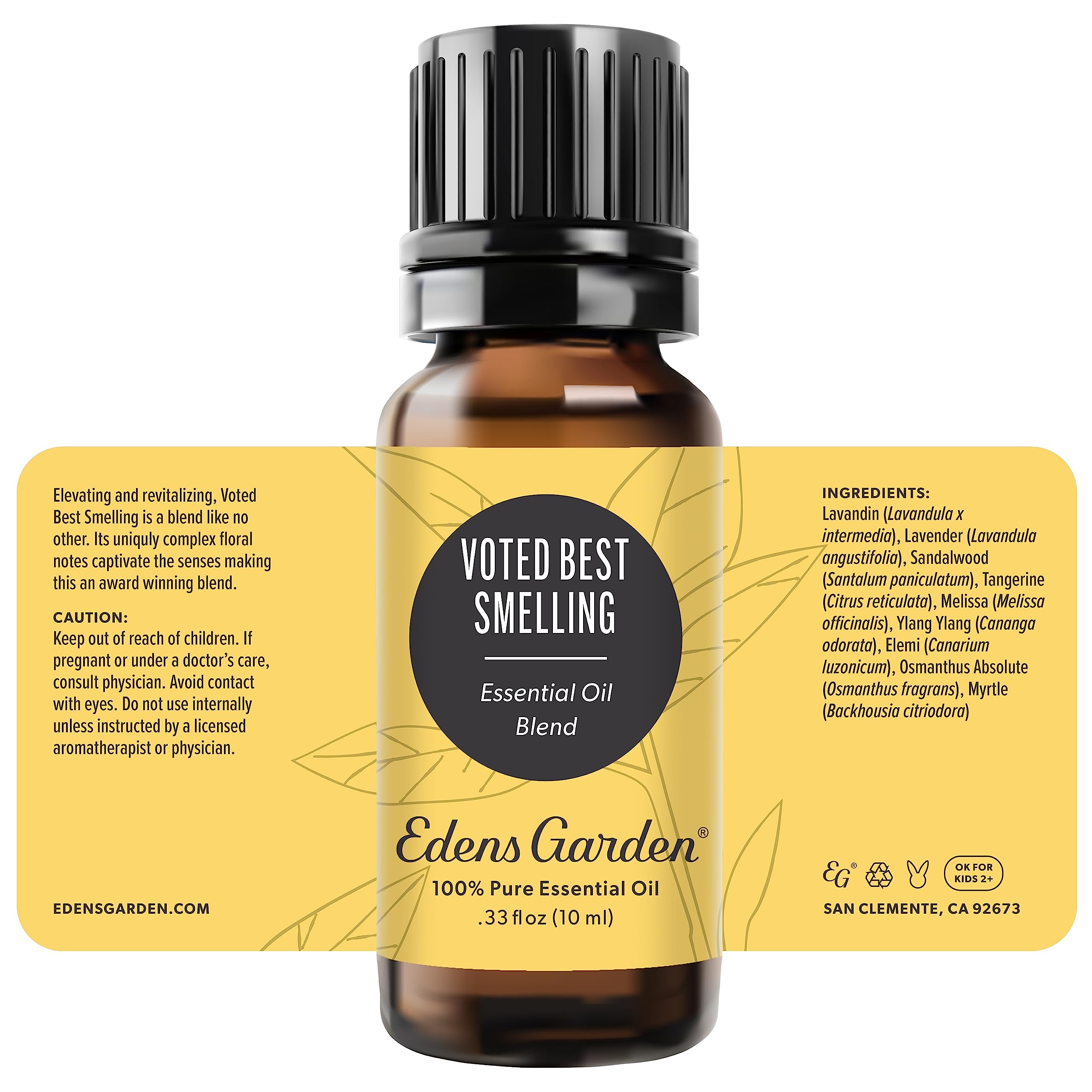 Format Edens Garden 10 ml pratique pour diffusion nomade