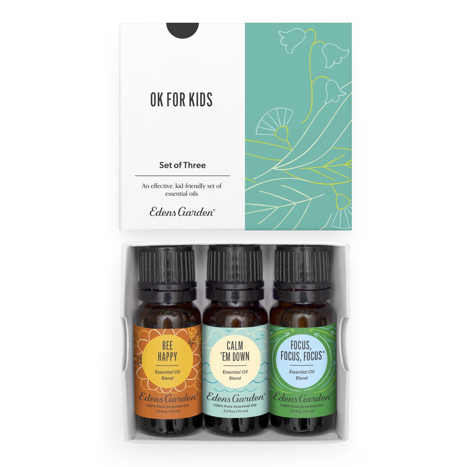 Edens Garden OK For Kids – abeille heureuse sur roll-on, moment apaisant