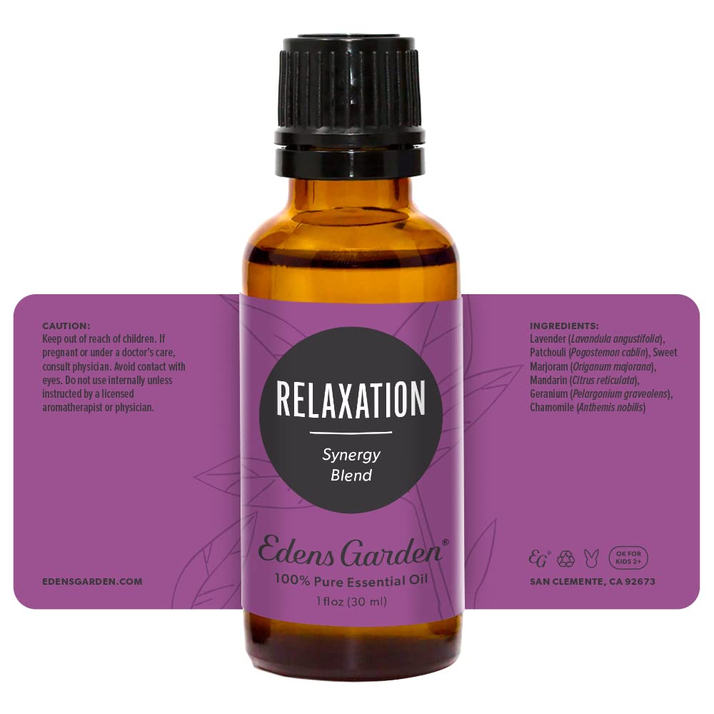 Relaxation Edens Garden – routine nocturne avec diffusion légère.