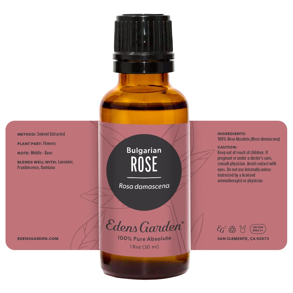 Transparence GC-MS Edens Garden Rose Bulgare Absolue et rapports publics