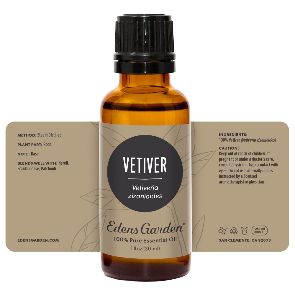 Rituels de aromathérapie Vetiver Edens Garden pour une expérience zen et centrée.