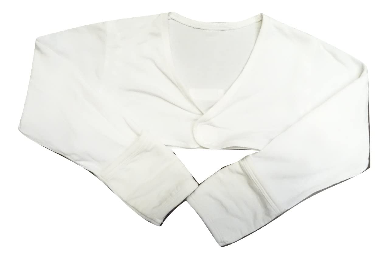 Édenswear manchon anti-grattage en rayonne zinguée, protection douce pour peau sensible.
