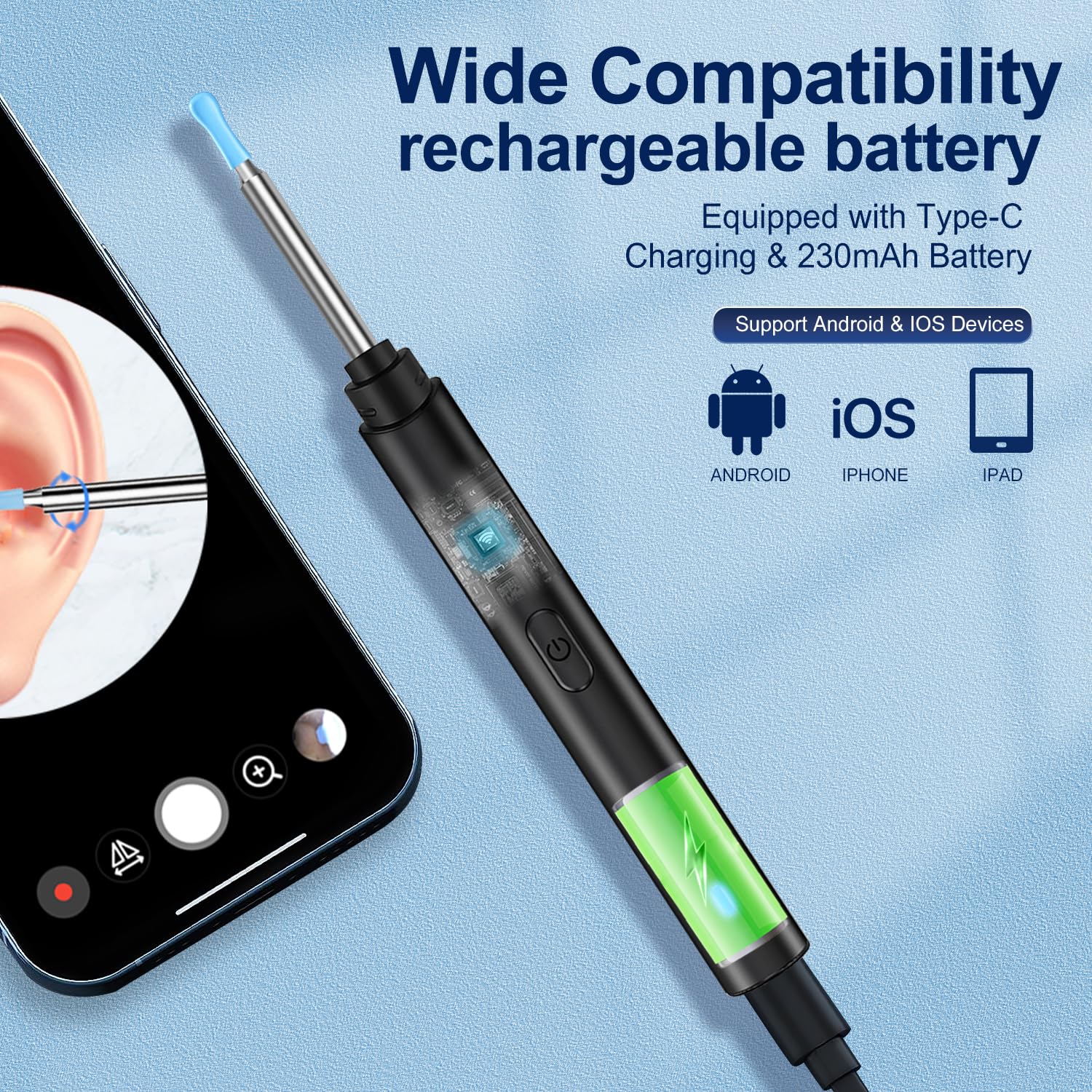 Edicc kit complet d entretien des oreilles et accessoires
