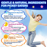 Edmmyliy Gommes Enfants Formule Vegan: sans produits animaux et sans allergènes.