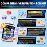 Gommes Edmmyliy pour hommes quarante-plus — absorption améliorée des nutriments.