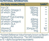 Efamol Efalex flacon en verre préservant fraîcheur et efficacité.
