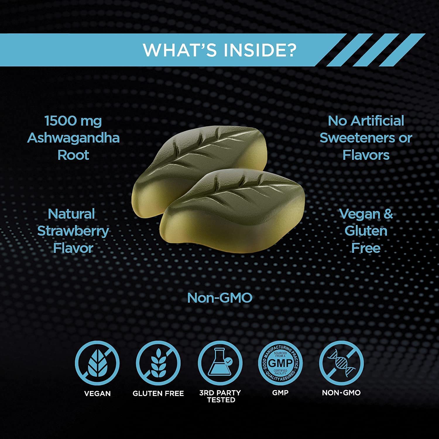 GMP certifié sur les Ashwagandha Gummies Effective Nutra.
