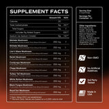 Gummies champignons Maitake Effective Nutra, métabolisme sain et énergie naturelle.