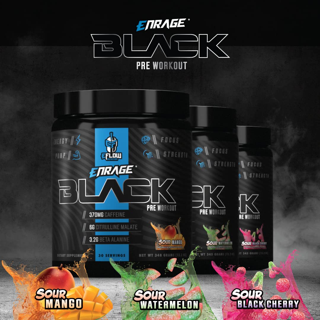 eFlow Nutrition Enrage Black détails d'emballage - rangement et transport faciles