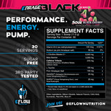 eFlow Nutrition Enrage Black emballage clair et pratique pour l'utilisation rapide.