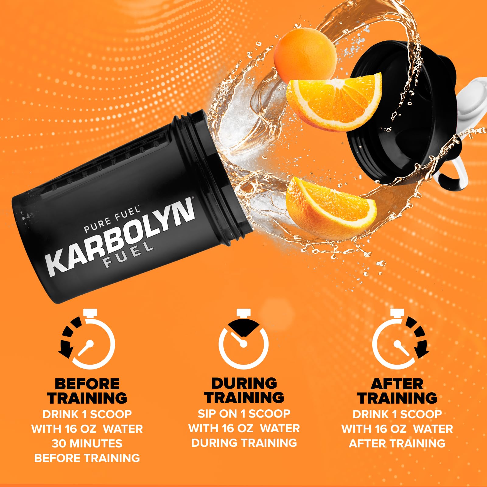 EFX Karbolyn Fuel: post-entraînement orange pour récupération et volume