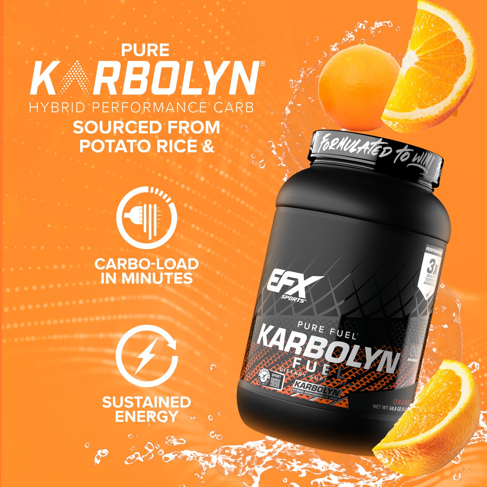 EFX Karbolyn Fuel: pré-entraînement orange pour énergie rapide