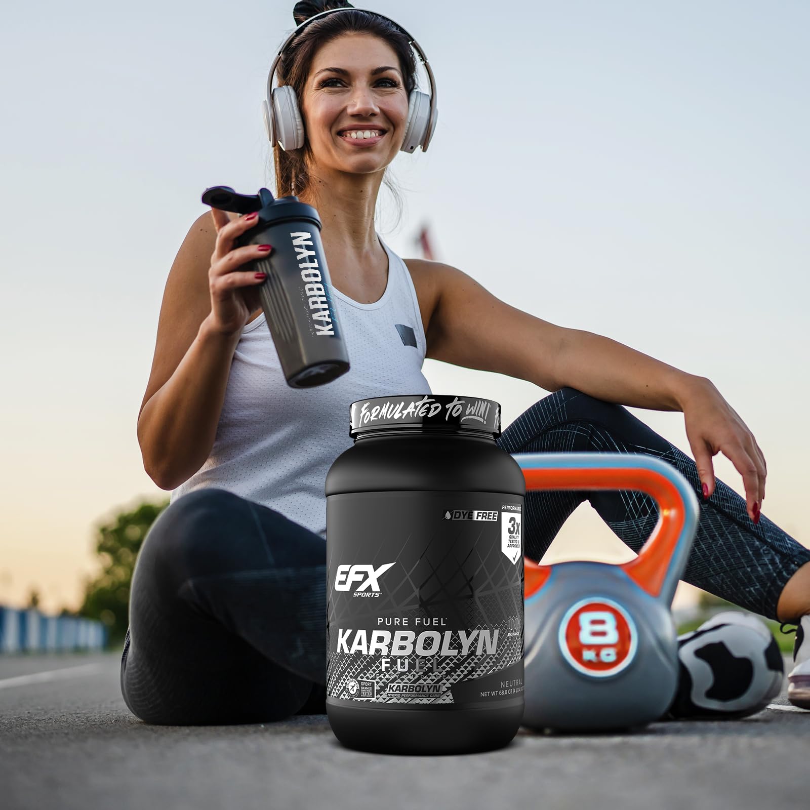 Absorption rapide de Karbolyn Fuel, énergie efficace sans inconfort digestif