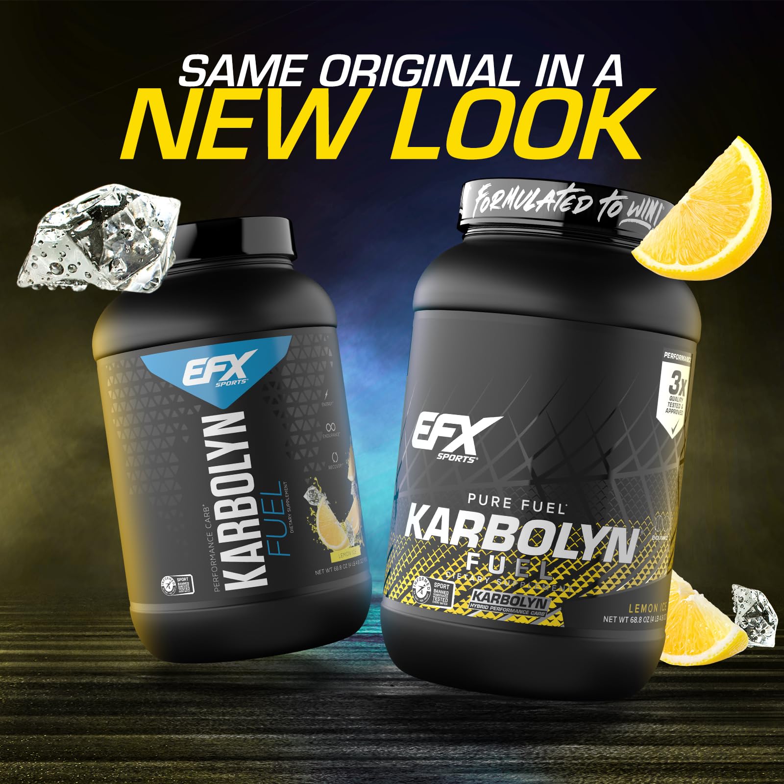 Doseur Karbolyn Fuel avec poudre prête à être mélangée, récupération rapide possible.