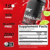 EFX Sports Karbolyn Fuel - étiquette claire garantissant traçabilité et qualité
