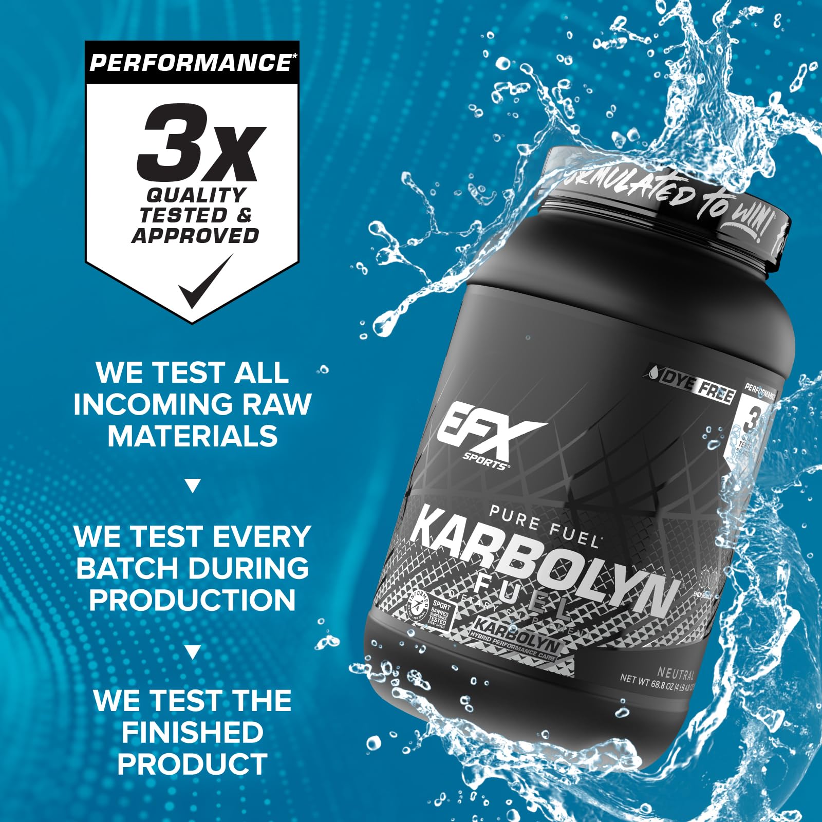 Karbolyn Fuel utilisé pendant l’entraînement pour maintenir l’intensité