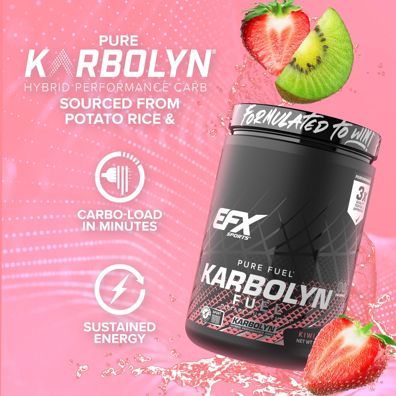 EFX Karbolyn Fuel – intra-entraînement, énergie continue sans lourdeur.