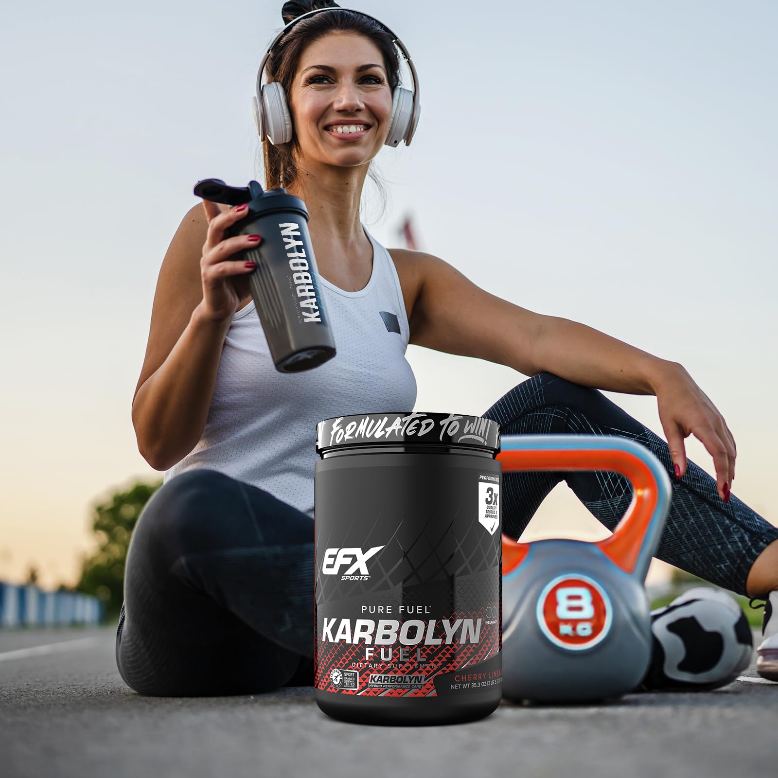 EFX Sports Karbolyn Fuel - utilisation intra-entraînement