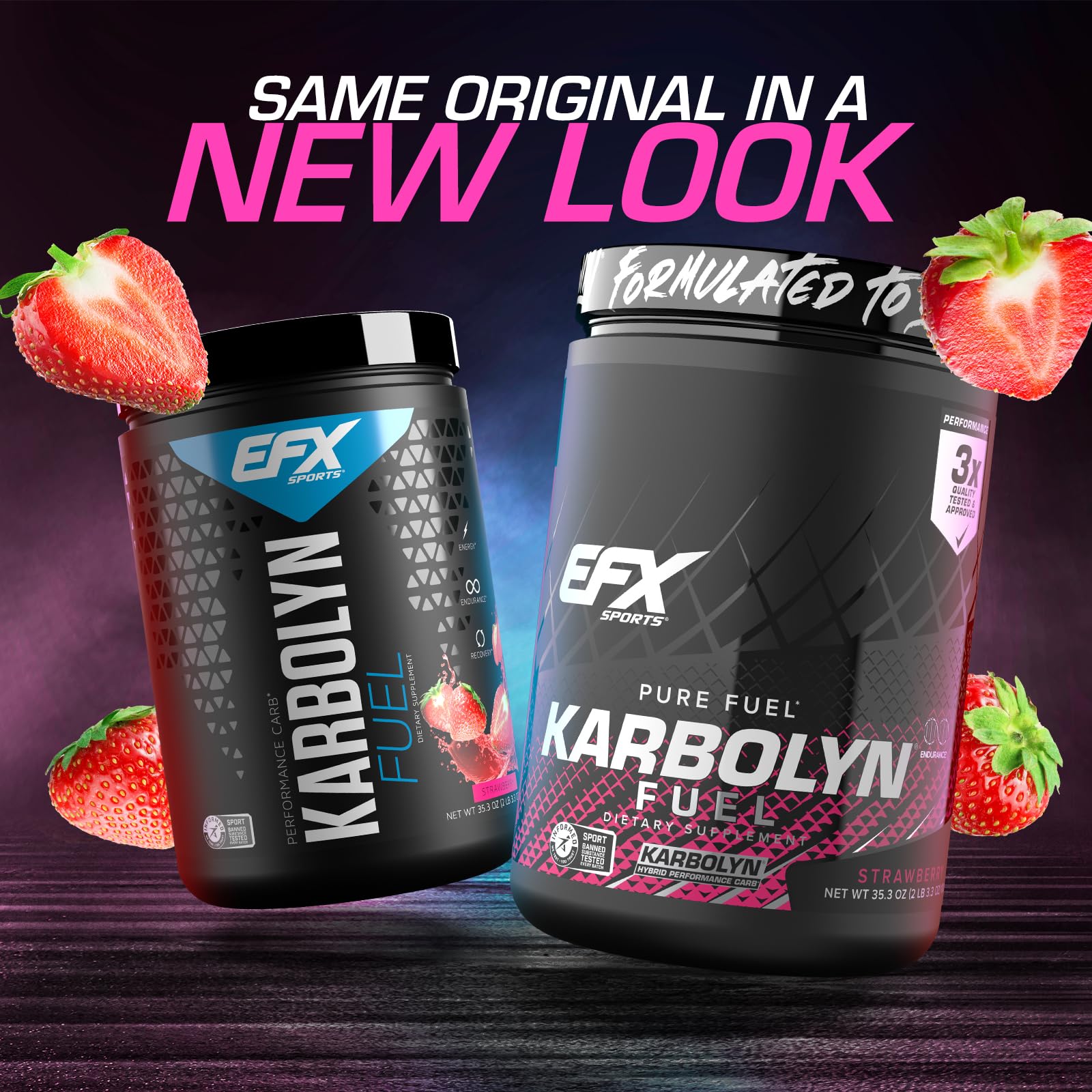EFX Sports Karbolyn Fuel, poudre à absorption rapide pour une préparation efficace