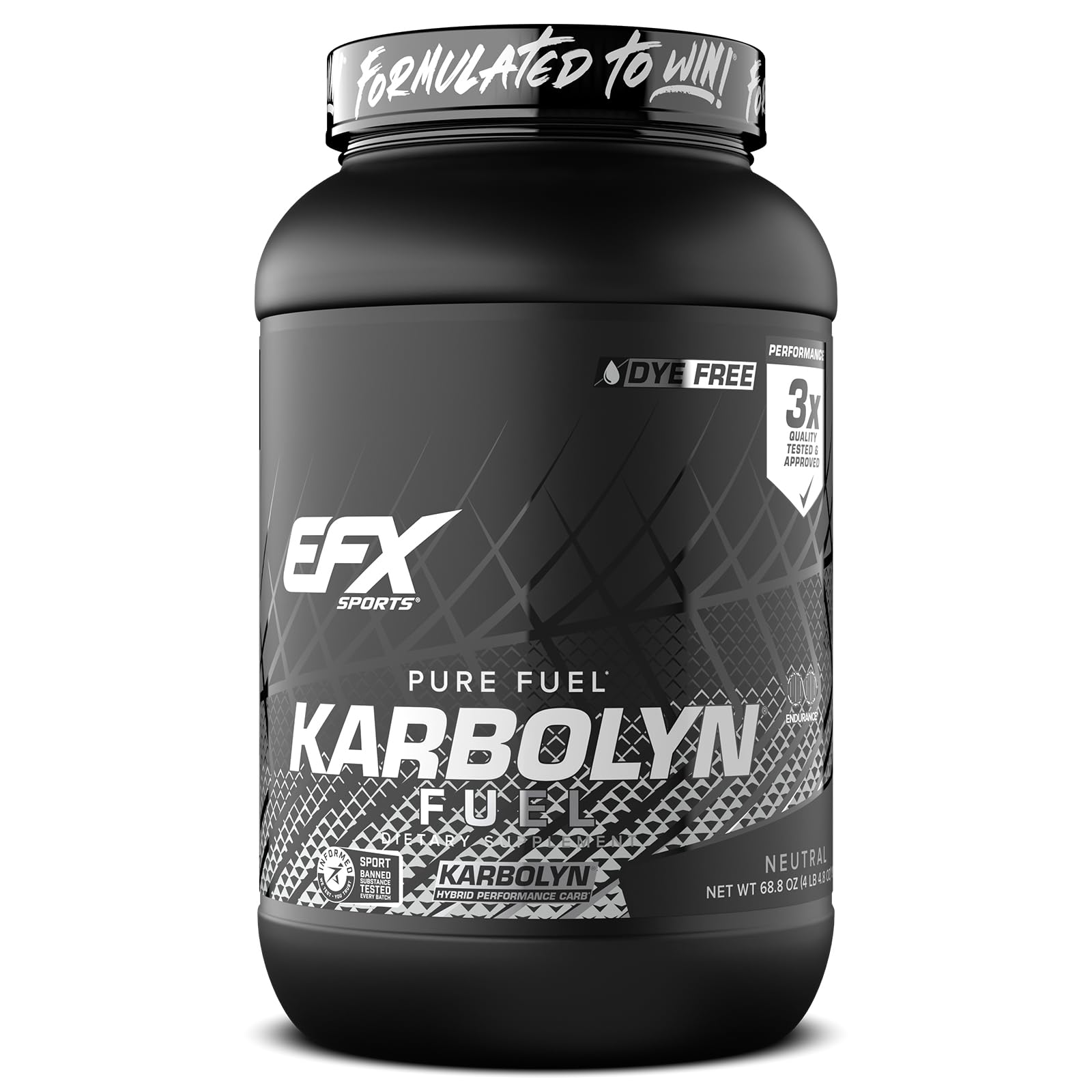 EFX Sports Karbolyn Fuel — poudre glucides, énergie rapide et durable lors de l’entraînement
