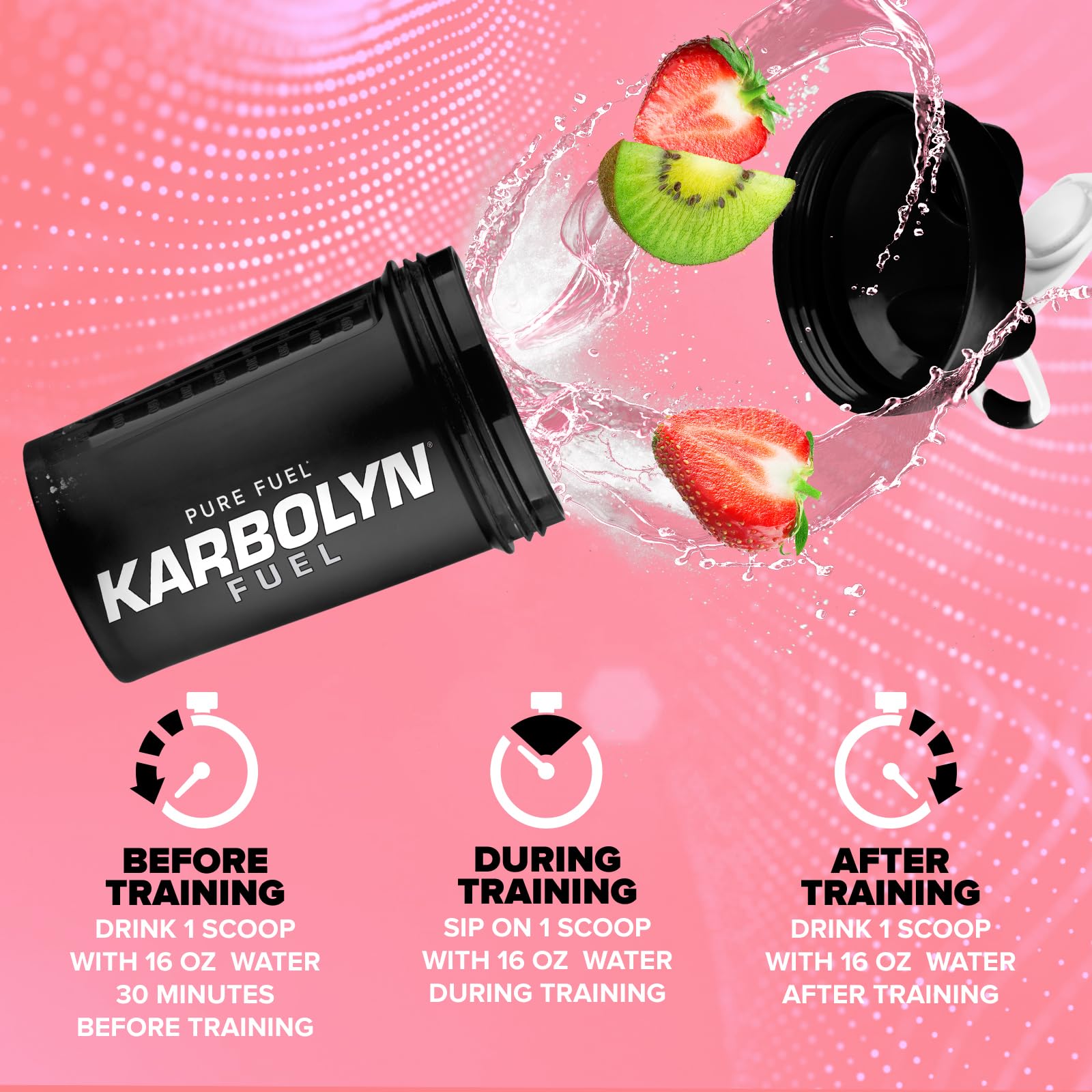 EFX Karbolyn Fuel – poudre fine, mélange facile et rapide.