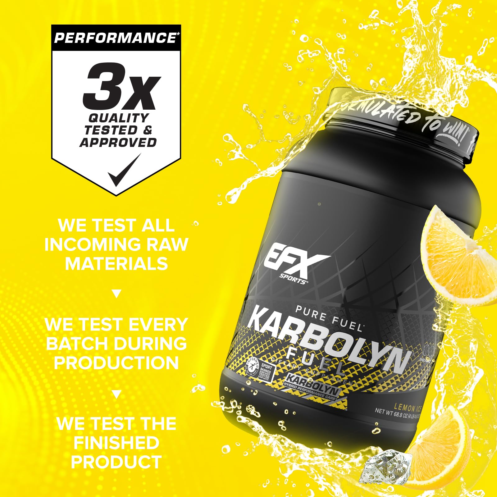 Boisson Karbolyn Fuel prête à boire, mélange clair après l’effort.