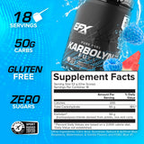 EFX Sports Karbolyn Fuel – sachet poudre pour récupération rapide après séance intense.