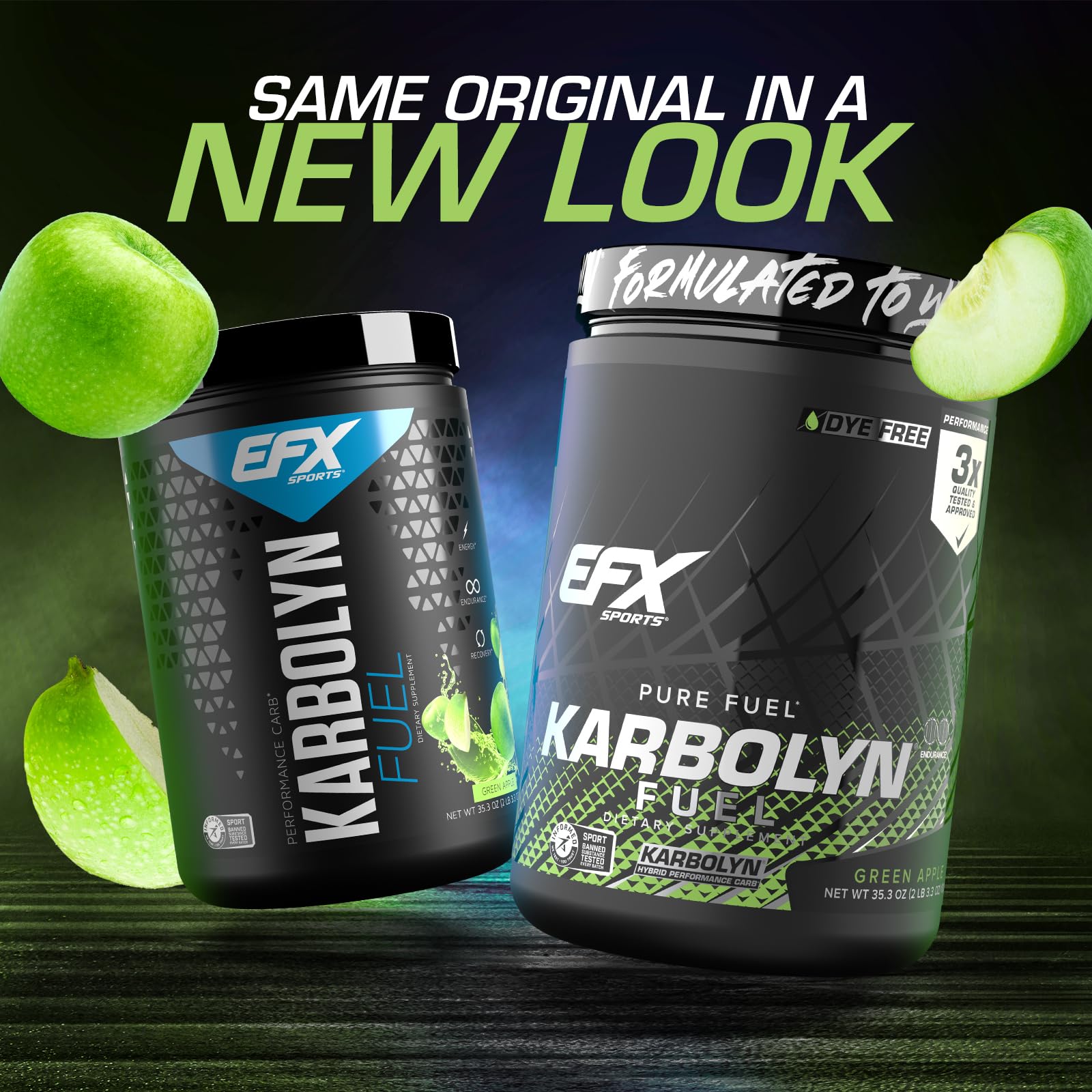 EFX Sports Karbolyn Fuel: shaker prêt à mélanger pour une séance fluide.