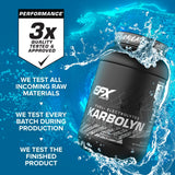 Gourde Karbolyn Hydrate en utilisation sur le terrain pour boire pendant l’effort.