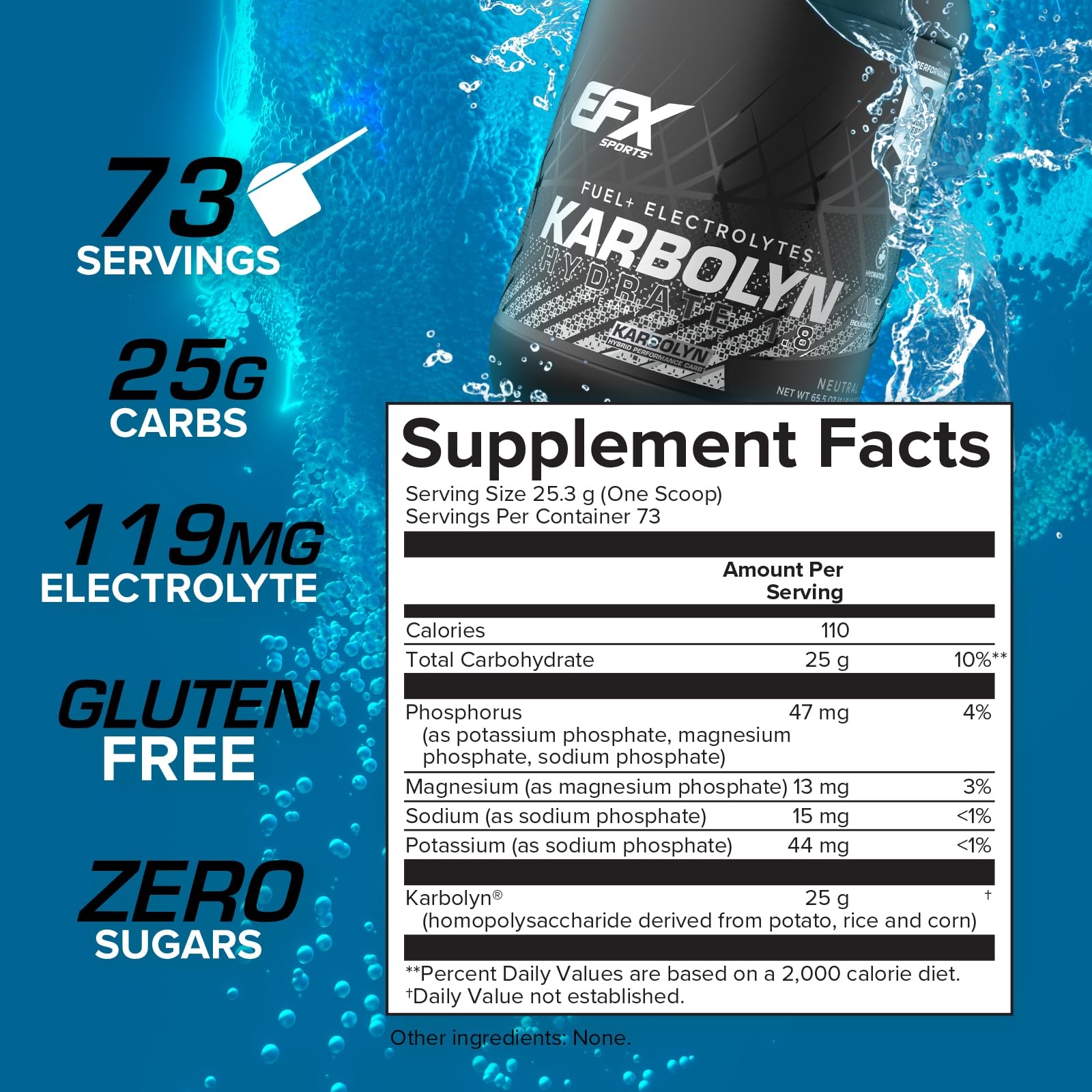 Karbolyn Hydrate se dissolvant rapidement dans l’eau après dilution.