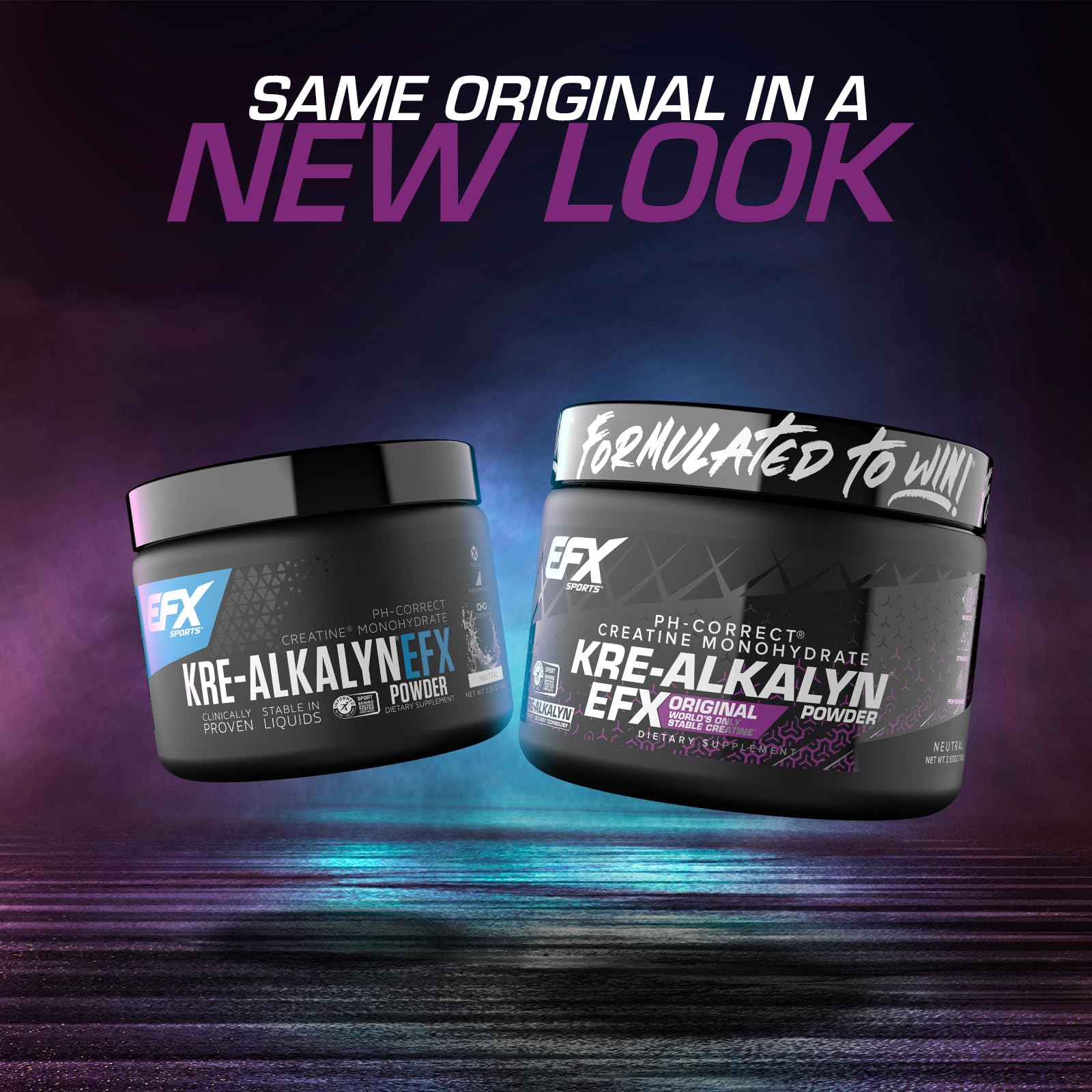 Boîte Kre-Alkalyn EFX avec étiquette certifiée Informed Sport.