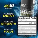 Doseur intégré de Kre-Alkalyn Hardcore pour mesurer la dose