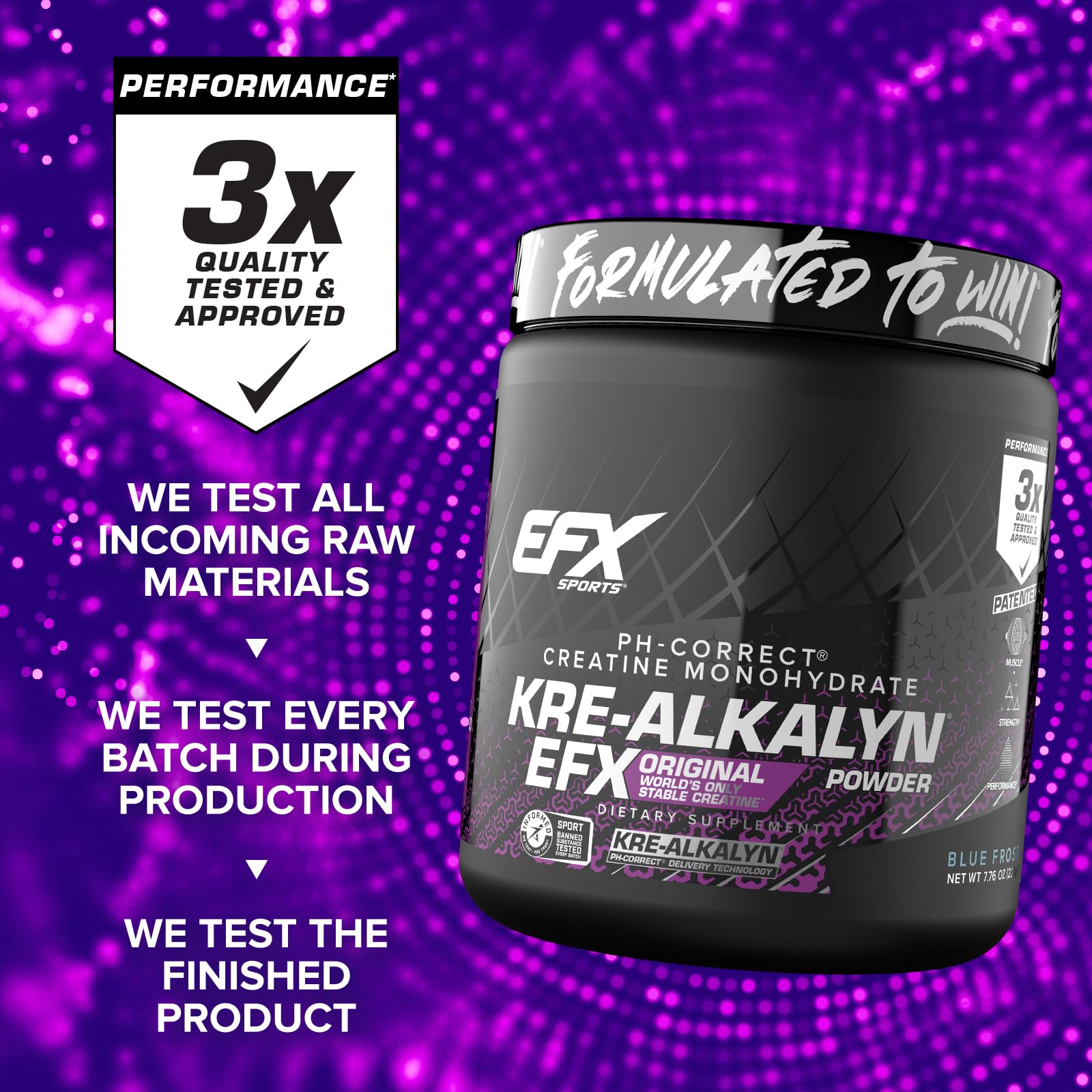 Production interne d’EFX Sports garantissant traçabilité