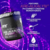 Kre-Alkalyn EFX dans une gourde, prise pratique en séance