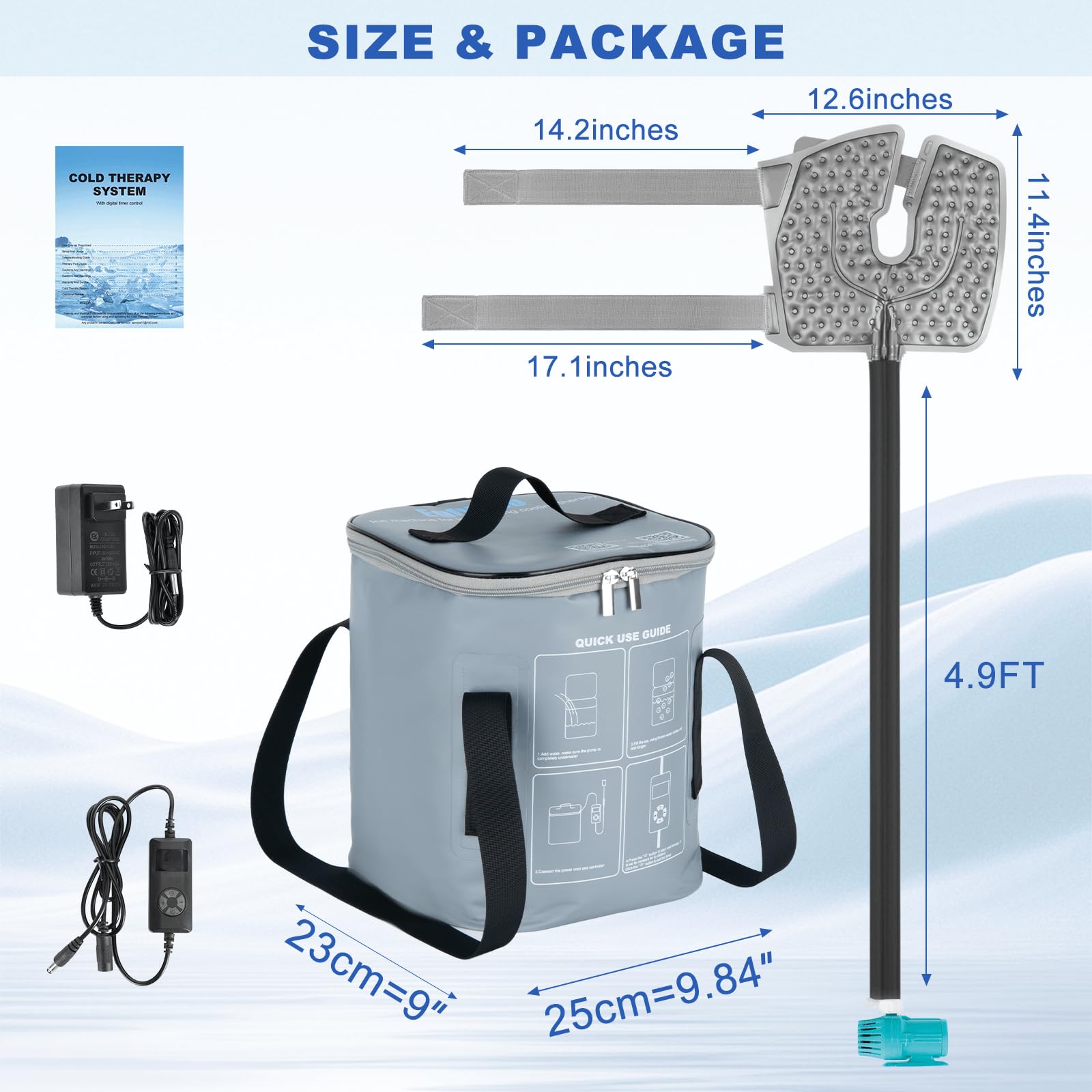 Egfvcbo kit therapie glace à domicile pour récupération.