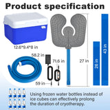 Egfvcbo - Système cryothérapie domestique complet pour récupération pratique à domicile.