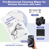 Lingettes grandes formats Eglagen pour lunettes, confort visuel toute la journée