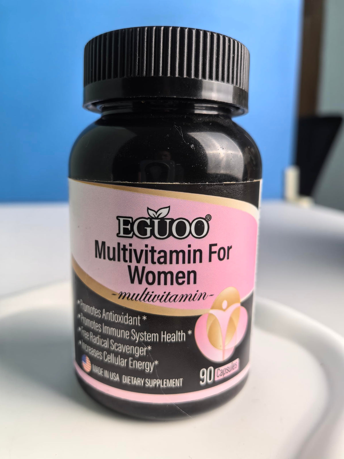 EGUOO multivitamine femmes capsules 90 favorisant l'énergie et le bien-être