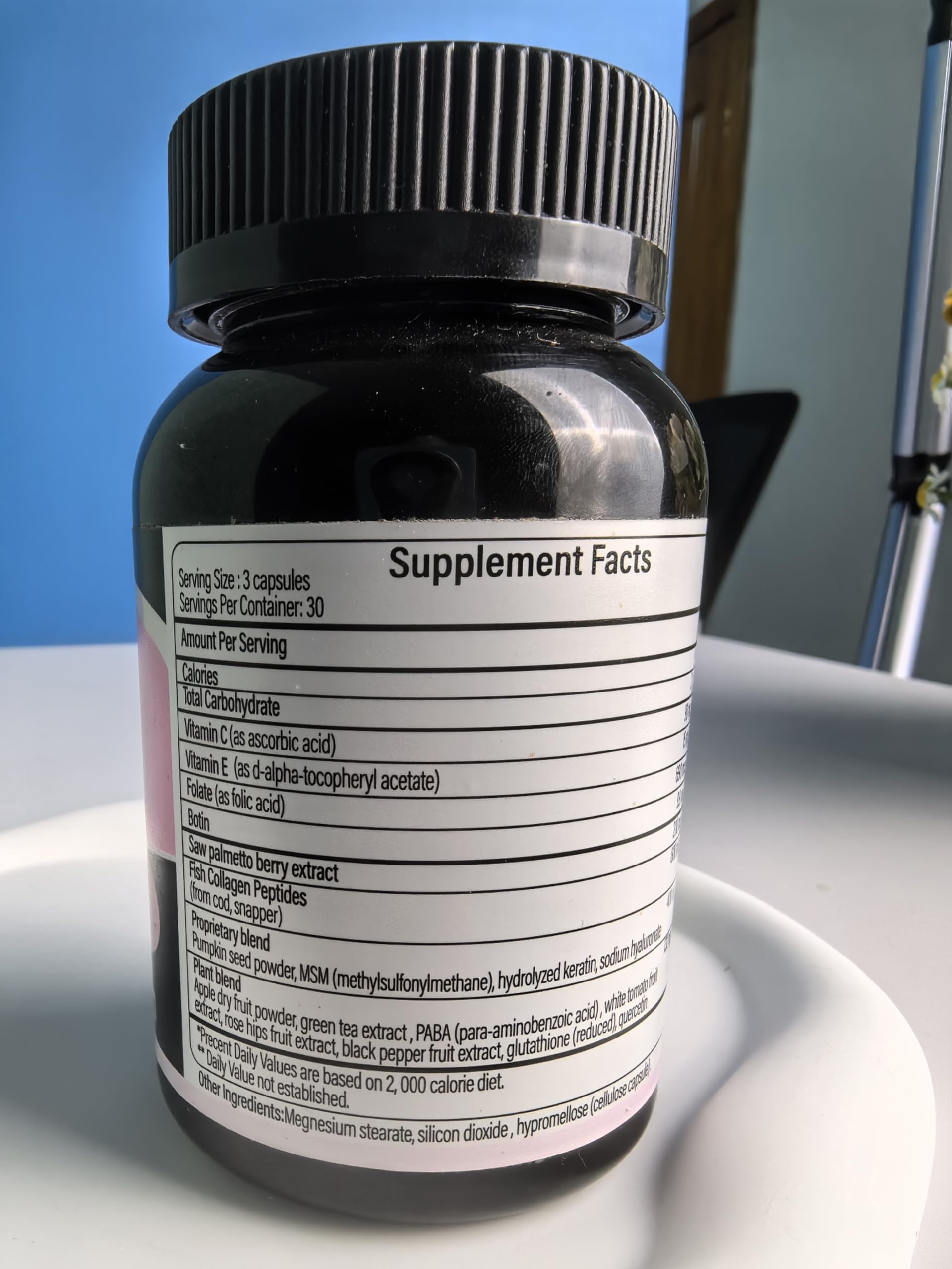 EGUOO vitamine C et biotine renforçant l'immunité et la beauté