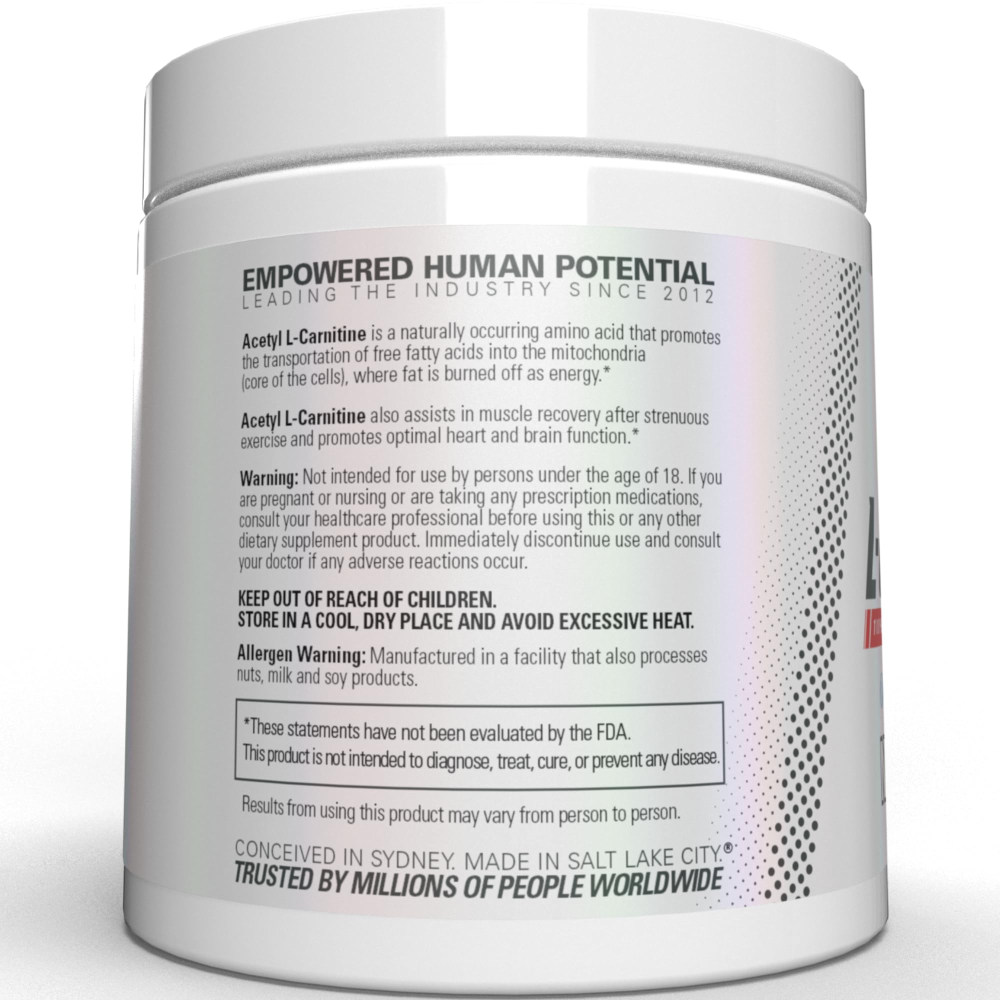 Utilisation quotidienne simple pour Acétyl L-Carnitine en poudre.