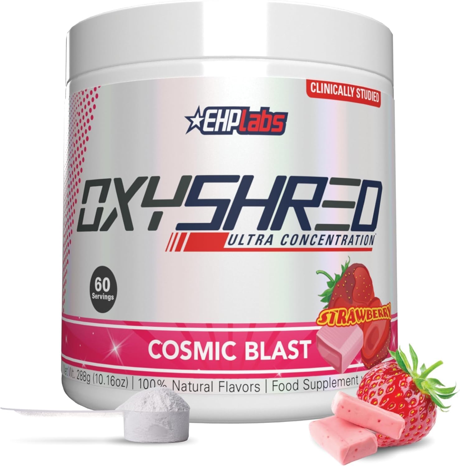 OxyShred Explosion cosmique en bouteille pour une énergie durable en entraînement.