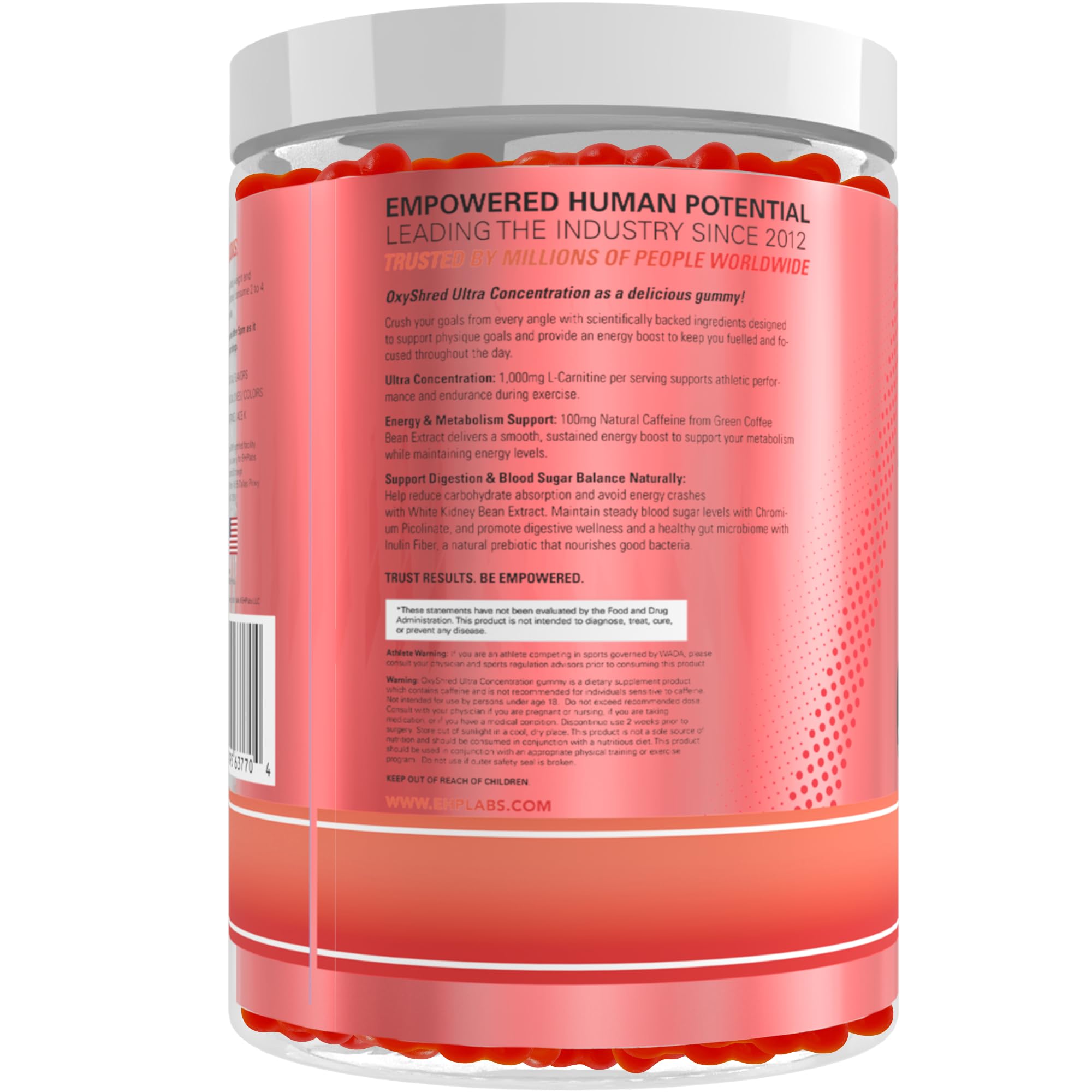 OxyShred Gummies – saveur fraise et expérience gustative agréable