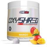 OxyShred EHP Labs poudre mangue, énergie pour entraînement intense