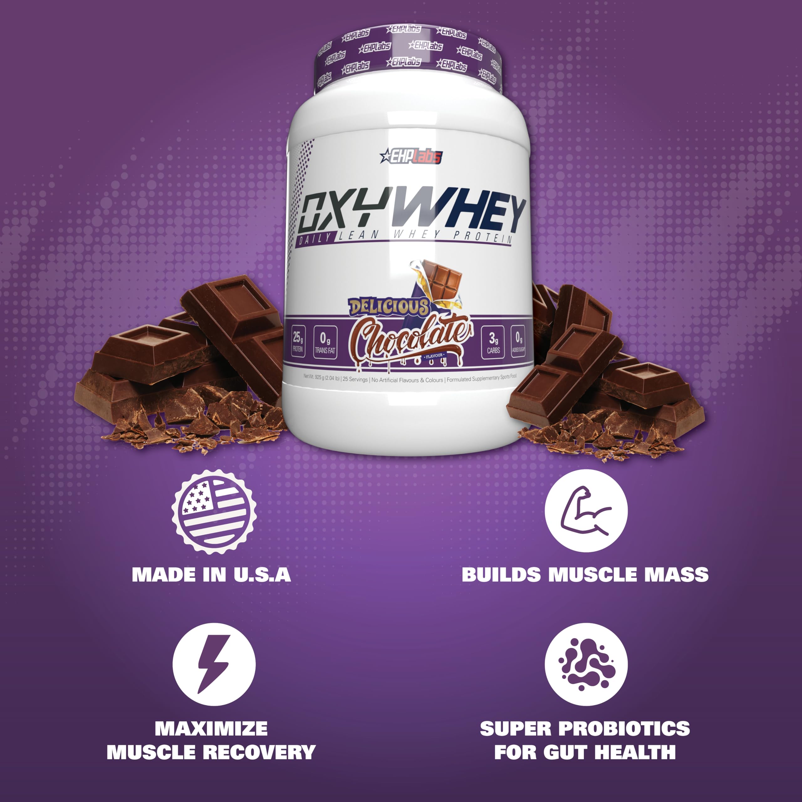 EHP Labs OxyWhey verre-shake-cremeux : mélange rapide et texture douce